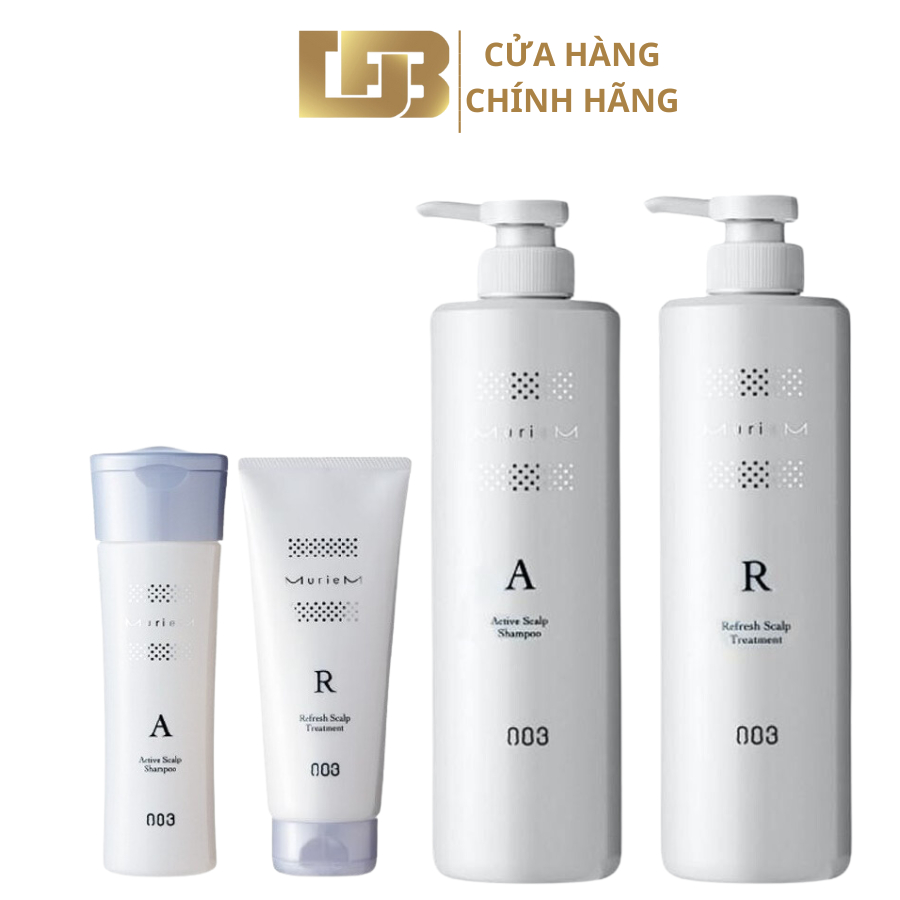 Dầu Gội Xả Cho Tóc Rụng, Da Đầu Dầu 003 Number Three Muriem Crystal Scalp (A-R)