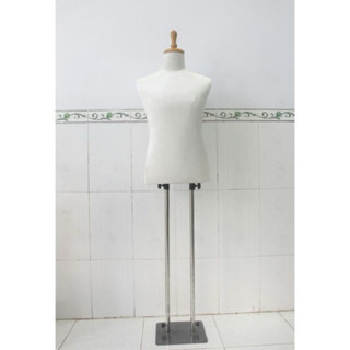 Manocanh nhung nam không đùi đầu gỗ