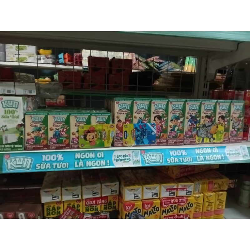Sữa Kun thạch 180ml dây 4 hộp