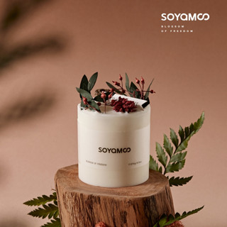 [Kèm Đế] Nến Thơm SOYAMOO Floral Forest Sáp Đậu Nành Giúp Thư Giãn, Giảm Stress, Hương Tự Nhiên