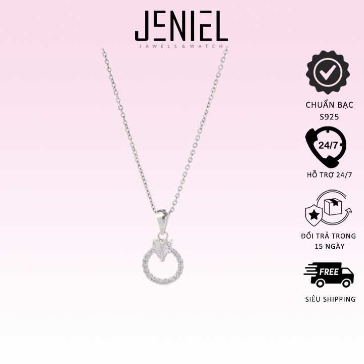 Dây chuyền bạc Sparkling Timeless Necplace Silver 6134