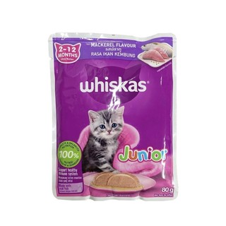 10 gói Pate Whiskas Junior cho mèo con gói 80g