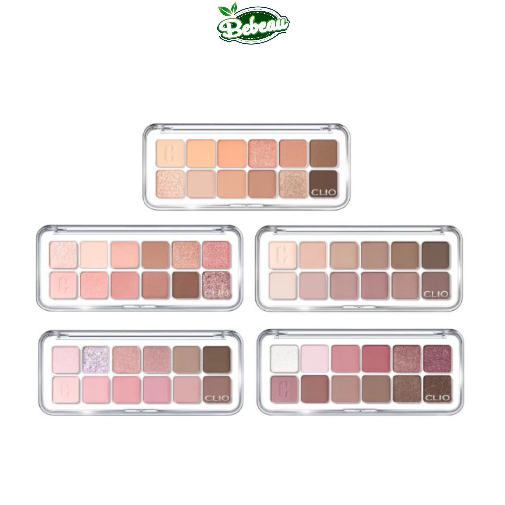 Phấn Mắt 12 ô CLIO AIR PRO EYE Palette Đủ Màu Phù Hợp Mọi Phong Cách - Bebeau