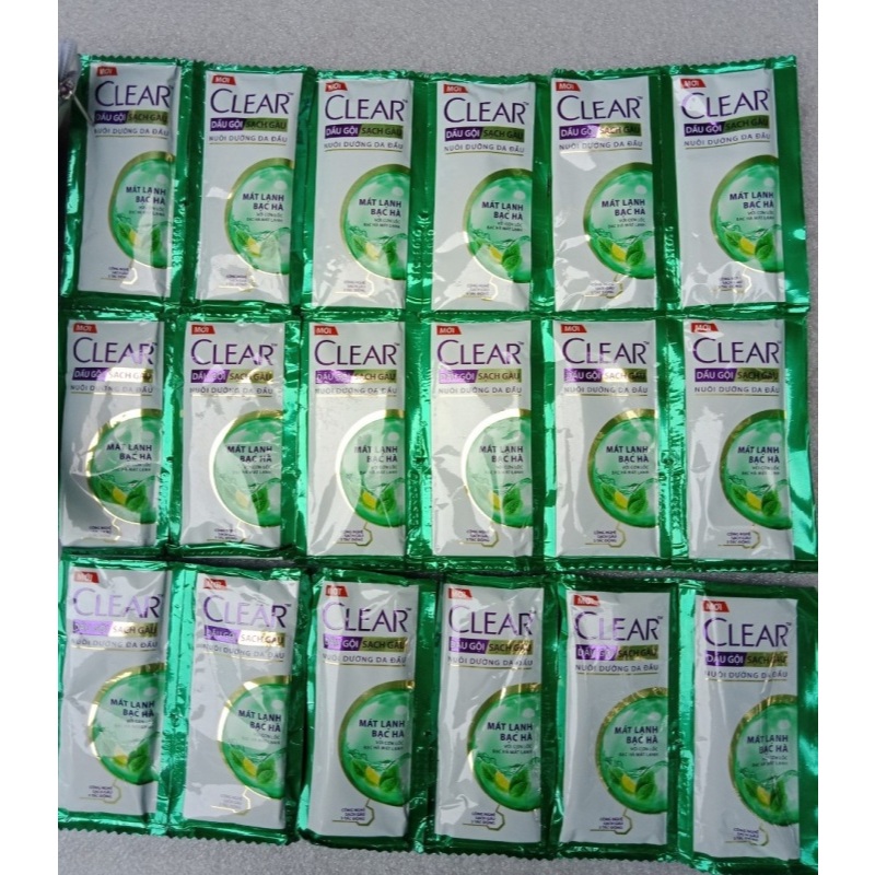 Dầu gội clear bạc hà, clear men, clear thảo dược