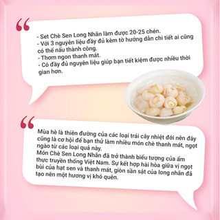 Chè Sen Long Nhãn (SET 2025 CHÉN) BẾP CỦA MẸ ONICI