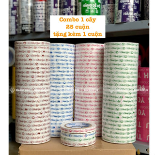   TẶNG QUÀ  Combo 1 cây băng keo THANK YOU dán ly 12mm 
