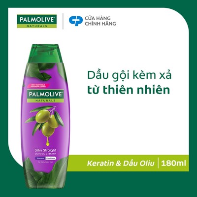[HB Gift] Dầu gội Palmolive kèm dầu xả 2in1 chiết xuất thiên nhiên cho tóc suôn mượt 180ml