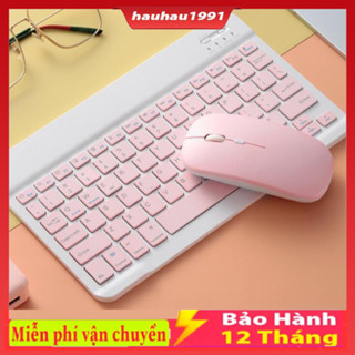 Bàn Phím Bluetooth Mini Không Dây Bluetooth 5.0 kèm theo chuột Bộ sản phẩm Cho Điện Thoại  Máy Tính