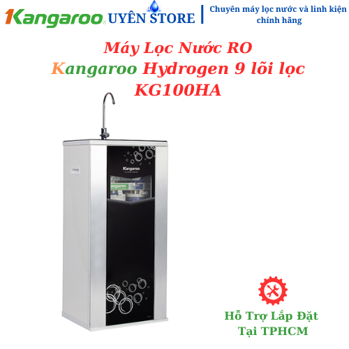 Máy lọc nước Kangaroo Hydrogen KG100HA 9 lõi - [ Miễn phí lắp đặt TP.HCM ]