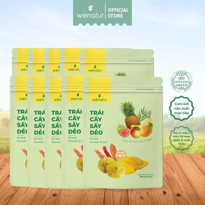 [COMBO SỈ GIÁ TỐT] Combo Trái cây sấy dẻo we'natur 100g