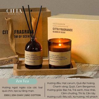 Set Quà Tặng Nến Thơm CITTA Retro 7080