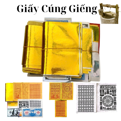 Giấy cúng GIẾNG thờ cúng(đủ bộ)