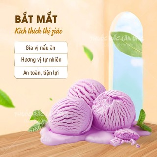 Bột khoai lang tím nguyên chất 100g, bột tạo màu, mùi thơm, dùng làm bánh, pha trà sữa, nấu chè