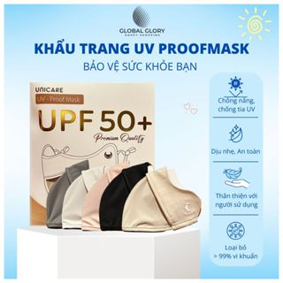 Khẩu trang chống nắng, chống tia UV Proof Mask, ngăn ngừa bụi mịn, chất liệu vải lụa mềm mại, màu sắc thời trang