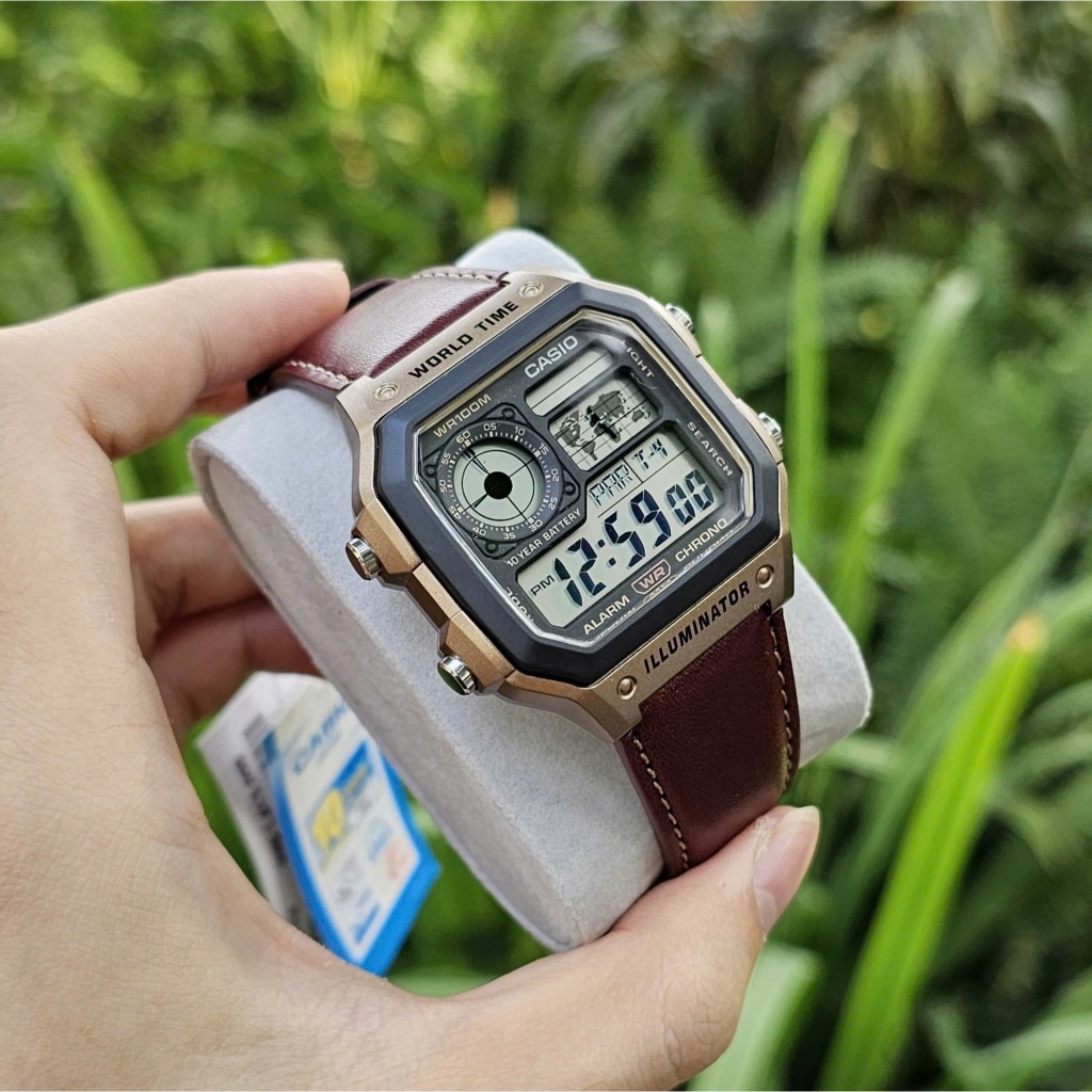 Đồng hồ dây nhựa Casio Nam AE-1200 chính hãng bảo hành 1 năm Pin trọn đời | BigBuy360 - bigbuy360.vn