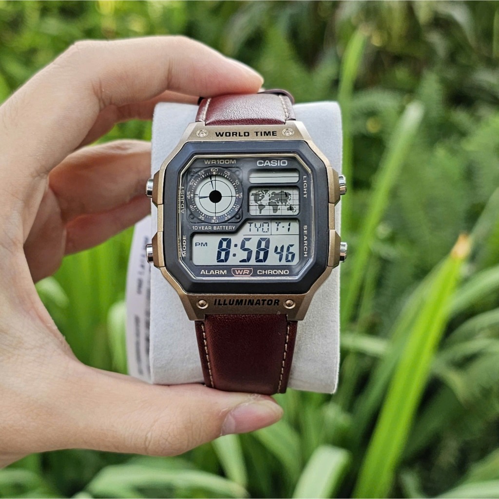 Đồng hồ dây nhựa Casio Nam AE-1200 chính hãng bảo hành 1 năm Pin trọn đời | BigBuy360 - bigbuy360.vn