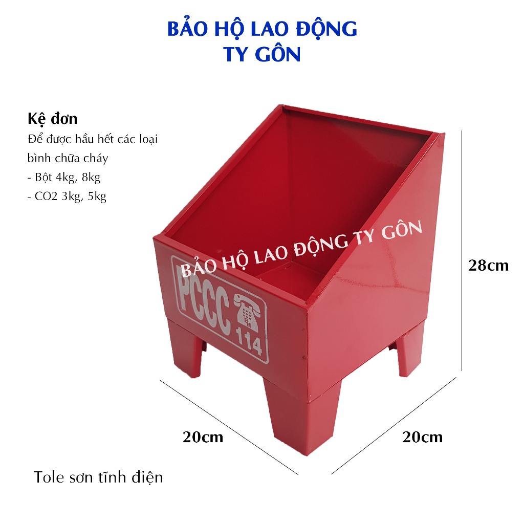 Kệ để bình chữa cháy đơn loại 1 bình