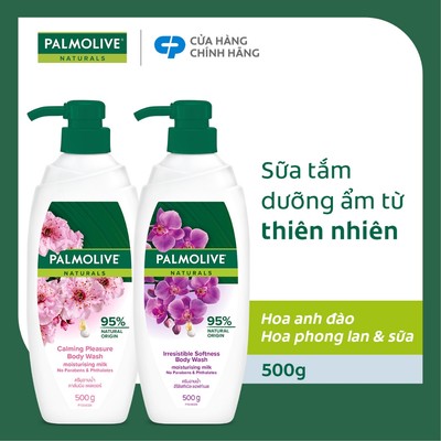 [HB Gift] Sữa tắm Palmolive Naturals chiết xuất 100% thiên nhiên 500g