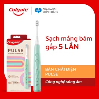 [Gil Lê x Colgate] Bàn chải điện Colgate PULSE công nghệ sóng âm, sạch mảng bám gấp 5 lần, pin 60 ngày