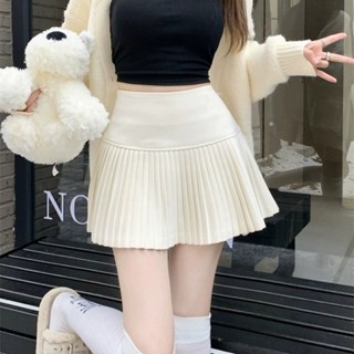   KOL  Chân váy dạ xếp ly tennis dáng ngắn form xòe nhiều màu basic hottrend thu đông hàn quốc DELIZ CV30 