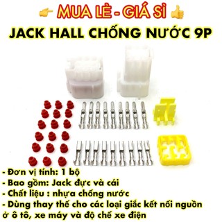 [ĐGTVN] Bộ Jack Hall chống nước 9P (Đực - Cái)