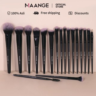 Bộ 18 cọ trang điểm MAANGE cọ makeup chuyên nghiệp lông siêu mềm mại kèm túi đựng cọ 51239