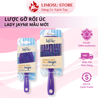  Lược gỡ rối detangling brush LADY JAYNE bản dude WET Brush  Số 1 ở Úc  