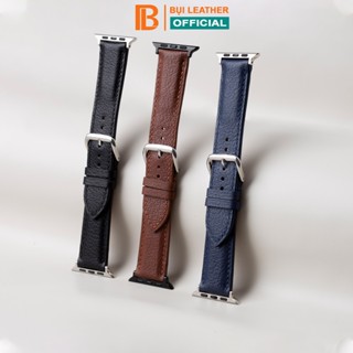 Dây AW da alran nam nữ-khâu tay thủ công D119-size 38mm, 40mm, 41mm, 42mm, 44mm,45mm, 49mm - Bụi Leather