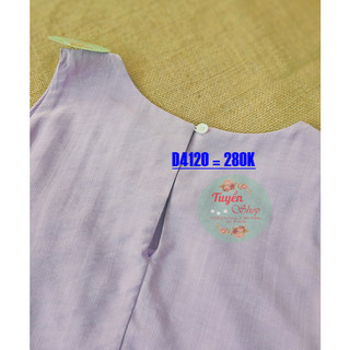 Đầm suông nhún bèo tầng