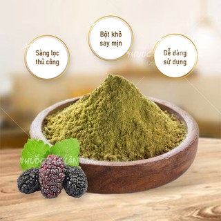 Bột lá dâu tằm khô 1kg (Dâu tằm kháng khuẩn, dưỡng da, thanh nhiệt, mát gan)