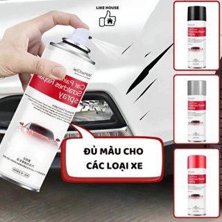 Bình sơn xịt xoá vết xước xe ô tô kem tẩy vết xước oto xóa vết xước xe máy nội thất LIKE-BX06