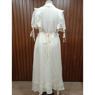 [BYMO PASS] Thanh lý Đầm xòe cổ bèo - Size M