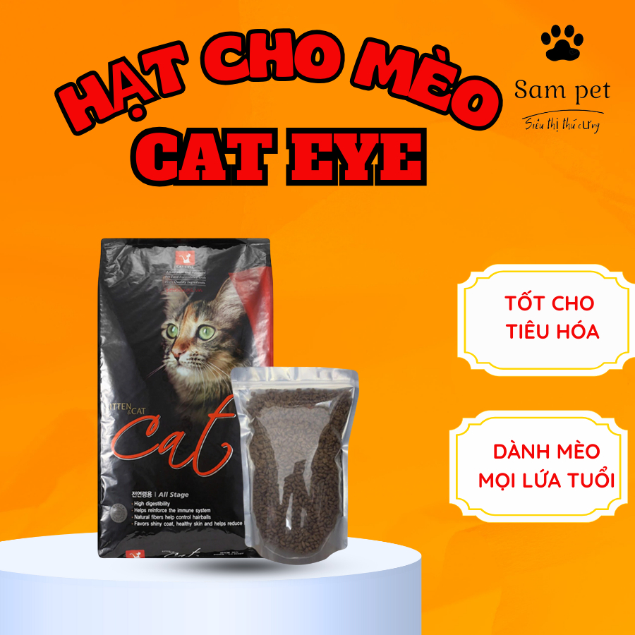Cat eye, hạt cho mèo Cateye thức ăn đồ ăn cho mèo 1kg , 2kg, 5kg - Sam Pet Shop