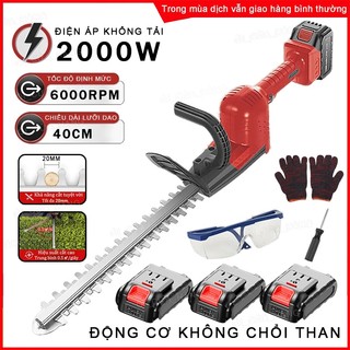  Máy cắt tỉa hàng rào,máy tỉa cây cảnh 2000W,máy cắt hàng rào máy cắt tỉa cưa dụng cụ làm vườn - Bảo hành 1 năm 