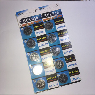 Vỉ 5 Viên Pin Cúc 3V CR2032 Dùng Cho Điều Khiển Cửa Cuốn, Điều Khiển Từ Xa Xe Máy, Máy Đo Huyết Áp..