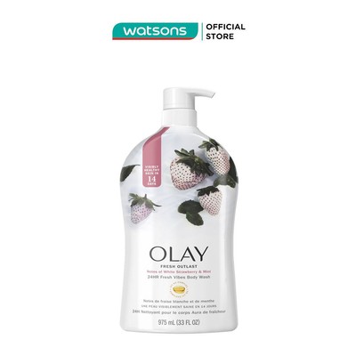 Sữa Tắm Olay Fresh Outlast Hương Dâu Và Bạc Hà 975ml
