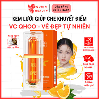 Kem Lười Che Khuyết Điểm Vc QHOO - Kem vitamin C che khuyết điểm VC QHOO từ Hàn Quốc - Sáng da chống nắng - QUINN BEAUTY