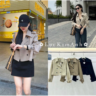 [Kim Anh ✿] Áo măng tô dáng ngắn ☕️ 9915
