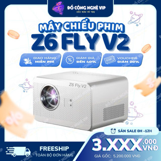 [Tặng kèm USB] Máy Chiếu Phim Z6 Fly Full HD có Blutooth, Dùng Đi Cảnh Bay Phòng Tự Động Lấy Nét