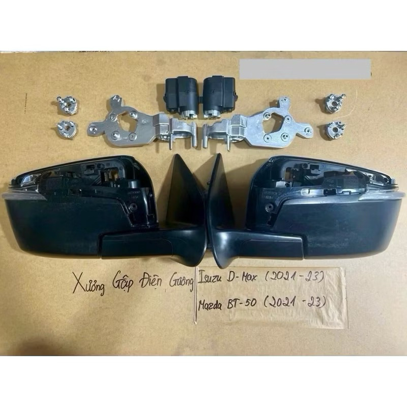 bộ khung xương và motor gập gương cho ISUZU DMAX(2021-2023) và MAZDA BT50(2021-2023)