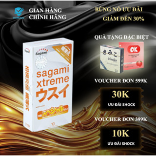 Bao Cao Su Siêu mỏng 10 chiếc Sagami Xtreme Super Thin - Nhật Bản