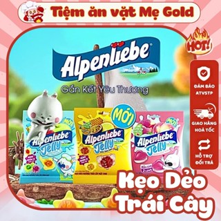 Kẹo Dẻo Trái Cây Mật Ong Alpenliebe Jelly Ong Óng Ánh Gói 24G, Kẹo Dẻo Trái Cây, Kẹo Chipchip