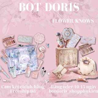 Combo 12 món mỹ phẩm Flower Knows bst Butterfly Cloud Collar, Set Hoa Biết bộ Hồ Điệp Áng Mây, phụ kiện BOT DORIS