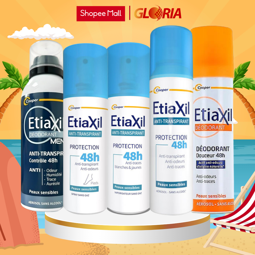 Xịt Khử Mùi Toàn Thân Etiaxil Deodorant 48h Dùng Cho Cả Nam Và Nữ 100ml/150ml