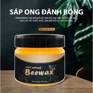 Sáp Ong  Đánh Bóng Đồ Gỗ - Sàn Gỗ Chống Thấm Nước - Làm Mới Phục Hồi Màu Gỗ - Vết Xước Bàn Ghế, Tủ, Cửa Gỗ