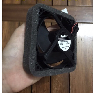 Quạt tủ lạnh DC 8V vuông 9*9cm 2 dây mới