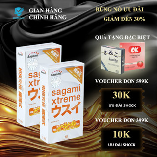 [Combo] 2 hộp bao cao su siêu mỏng cao cấp 20c Sagami Xtreme Super Thin