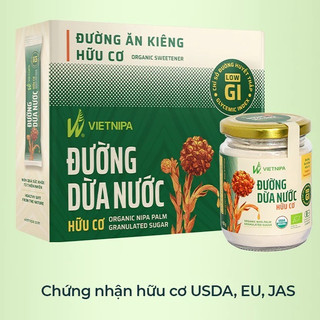 Đường ăn kiêng dừa nước hữu cơ VIETNIPA dành cho người giảm cân, tiểu đường, ăn chay