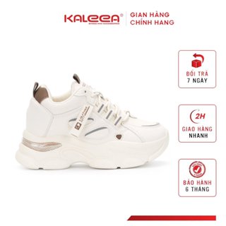 Kaleea - Giày Thể Thao Nữ  Độn Đế Hack Dáng Chất Da Mềm Đế Cao 7cm - T111