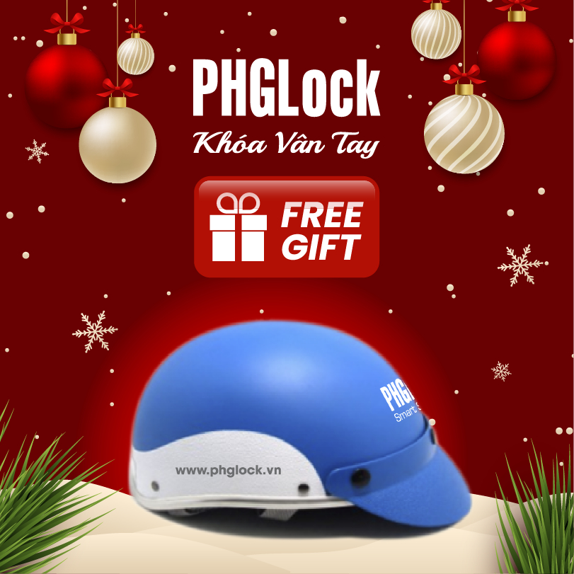 Nón Bảo Hiểm Nửa Đầu PHGLock Cao Cấp, Thiết Kế Trẻ Trung, An Toàn Sử Dụng [Hàng tặng khi mua khóa]
